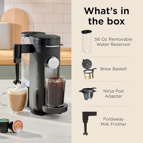 Ninja Single Serve Coffee Maker - Combo Machine, K-Cup Pods and Grounds - My Kitchen Products