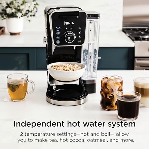 Ninja Specialty Drip Coffee Maker | DualBrew™ Pro Specialty Coffee Machine w/ Frother, Paper Filter | Brew with Pods & Grounds, K Cups Compatible | 4 Brew Styles, 13 Cup to Pot Sizes | Black, CFP301 - My Kitchen Products