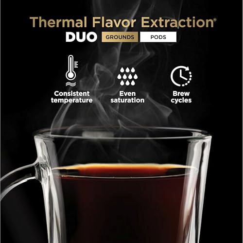 Ninja Specialty Drip Coffee Maker | DualBrew™ Pro Specialty Coffee Machine w/Frother, Permanent Filter | Brew w/Pods & Grounds, K Cups Compatible | 4 Brew Styles, 13 Cup to Pot Sizes | Black CFP307 - My Kitchen Products
