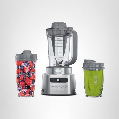 Ninja SS151 TWISTi Blender DUO, High-Speed 1600 WP Smoothie Maker & Nutrient Extractor* 5 Functions Smoothie, Spreads & More, smartTORQUE, 34-oz. Pitcher & (2) To-Go Cups, Gray - My Kitchen Products