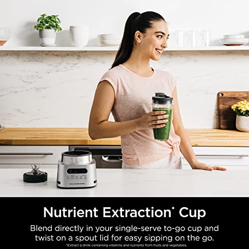 Ninja SS151 TWISTi Blender DUO, High-Speed 1600 WP Smoothie Maker & Nutrient Extractor* 5 Functions Smoothie, Spreads & More, smartTORQUE, 34-oz. Pitcher & (2) To-Go Cups, Gray - My Kitchen Products
