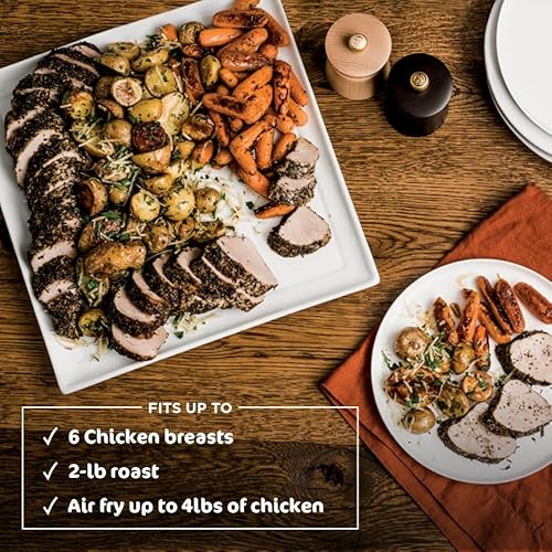 Ninja, Toaster Oven, Air Fryer, Thermometer, Toaster Oven Air Fryer Combo, Stainless Steel, Quick meals, Fries, Frozen Food, Air Fry, Dehydrate, Reheat, 13-in-1,Less Oil, Flip Away Oven, Foodi, SP351 - My Kitchen Products