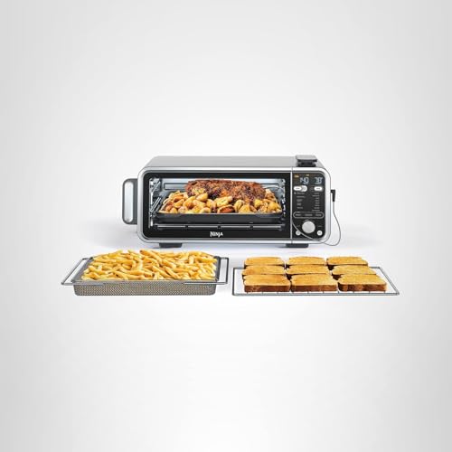 Ninja, Toaster Oven, Air Fryer, Thermometer, Toaster Oven Air Fryer Combo, Stainless Steel, Quick meals, Fries, Frozen Food, Air Fry, Dehydrate, Reheat, 13-in-1,Less Oil, Flip Away Oven, Foodi, SP351 - My Kitchen Products