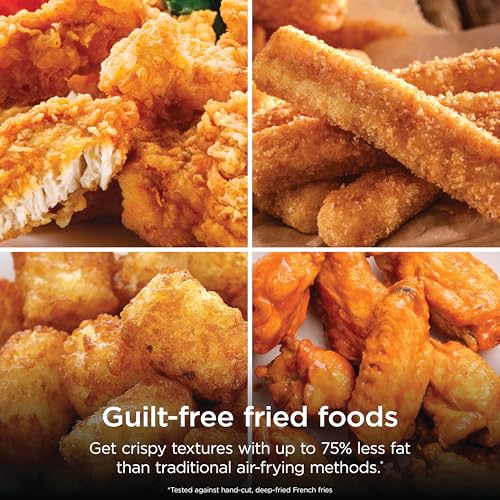 Ninja XL Air Fryer with MaxCrisp | 6.5 QT Capacity | 6-in-1 Max Crisp, Air Fry, Roast, Bake, Reheat & Dehydrate | 450°F Temp | 1750 Watts | Nonstick Basket, Crisper Plate & Recipe Guide | Grey | AF181 - My Kitchen Products