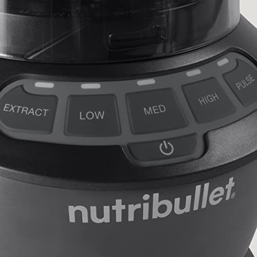 Nutribullet Full-Size Blender Combo, Single-Serve & Large Capacity, 1200W, 64oz Pitcher, 32oz Cup, Extractor Blade, 3-Speed, Pulse, Smoothies, Soups, Sauces, Easy Cleaning, Dark Gray, NBF50500 - My Kitchen Products