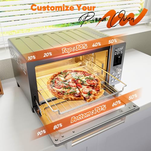 Nuwave Bravo Pro Convection Air Fryer Toaster Oven Combo, 2025 New and Improved, 10-in-1, 50°-450°F Temp Controls, Quick & Even Crisp Technology, 21Qt Capacity, Stainless Steel, PFAS Free - My Kitchen Products