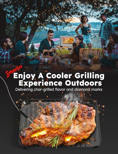 Nuwave Bravo XL Pro Air Fryer Toaster Oven with Grill Combo, 2026 New Ultra-Fast Convection System, 35% Crispier, 2X More Even, 142 Presets, 50-500F, Smarter Probe, PFAS Free, 30QT, Stainless Steel - My Kitchen Products