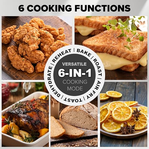 Nuwave Brio Plus 6-in-1 Air Fryer, 7-Qt Large Capacity, 50°F–400°F Precise Temp Control, Non-Toxic PFAS-Free Nonstick, Air Fry, Bake, Roast, Toast, Dehydrate, Reheat, 100 Presets, Dishwasher Safe - My Kitchen Products