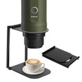 OGNWFUNK Stand Compatible with Outin Nano – Portable Foldable Coffee Maker Stand with Base, Espresso Machine Holder for Home, Desk, and Travel (Black) - My Kitchen Products