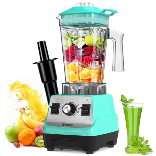 OMMO Blender 1800W, Professional High Speed Countertop Blender with Durable Stainless Steel