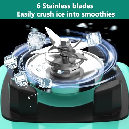 OMMO Blender 1800W, Professional High Speed Countertop Blender with Durable Stainless Steel Blades, 60oz BPA Free Blender for Shakes and Smoothies, Nuts, Ice and Fruits, Dishwasher Safe - My Kitchen Products