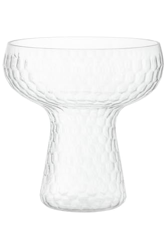 Oojami Plastic Margarita Glasses 11 oz 40 Pack, Heavy Duty Clear Hammered Disposable Margarita