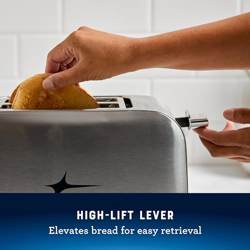 Oster 2-Slice Toaster with Extra Wide Slots, Bagel Toaster, Stainless Steel - My Kitchen Products