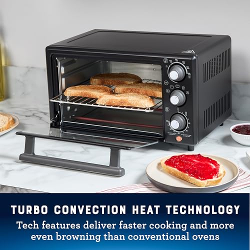 Oster® Compact Air Fryer Toaster Oven. Convection Countertop Pizza Oven, 4-Slice Toaster with 5 Cooking Functions – Air Fry, Bake, Toast, Broil, and Warm - My Kitchen Products