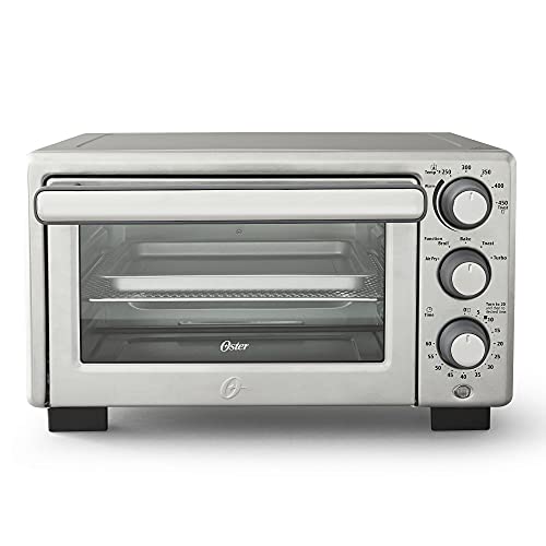 Oster Compact Countertop Oven With Air Fryer, Stainless Steel - My Kitchen Products