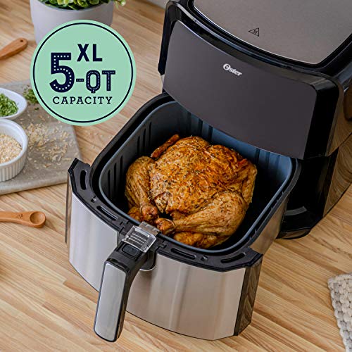 Oster DiamondForce Nonstick XL 5 Quart Digital Air Fryer, 8 Functions with Digital Touchscreen - My Kitchen Products