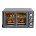 Oster Extra-Large 42L French Door Countertop Toaster Oven, 6-in-1 Air Fryer Oven with Air Fry Rack, Wire Rack, Baking Pan and Crumb Tray, Stainless Steel - My Kitchen Products