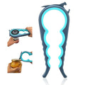 Otstar Jar Opener Bottle Opener and Can Opener for Weak hands, Seniors with Arthritis and Anyone with Low Strength, Mutil Jar Opener Get Lids Off Easily (Blue and Grey) - My Kitchen Products