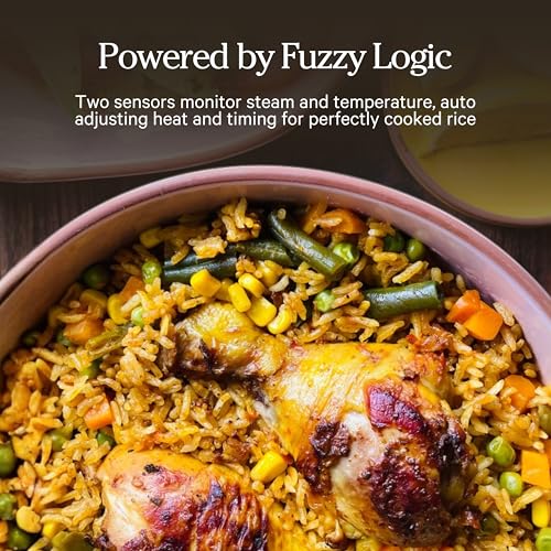 Our Place Rice Cooker | Compact Rice Cooker 3-Cup Uncooked / 6-Cup Cooked with Ceramic Nonstick Inner Pot | Fuzzy Logic Multi-Cooker for White & Brown Rice, Oatmeal & Grains | Delay Timer & Auto Keep Warm | Char - My Kitchen Products