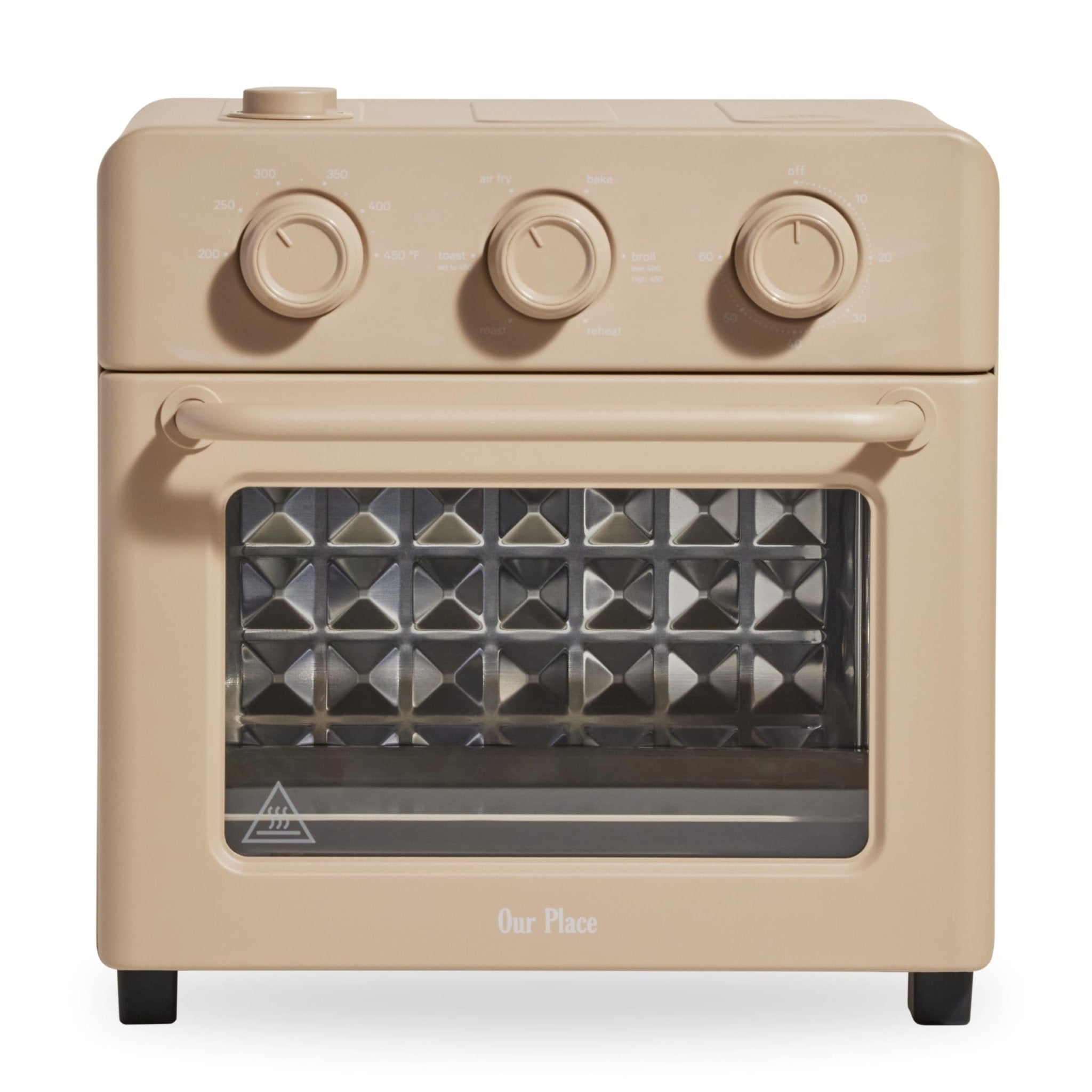 Our Place Wonder Oven | 6-in-1 Stainless Steel Air Fryer Toaster Oven Combo with Basket, Rack, Pan & Tray | Compact 13 QT Countertop Capacity - Toast, Roast, Bake, Reheat, Broil & Steam | Steam - My Kitchen Products