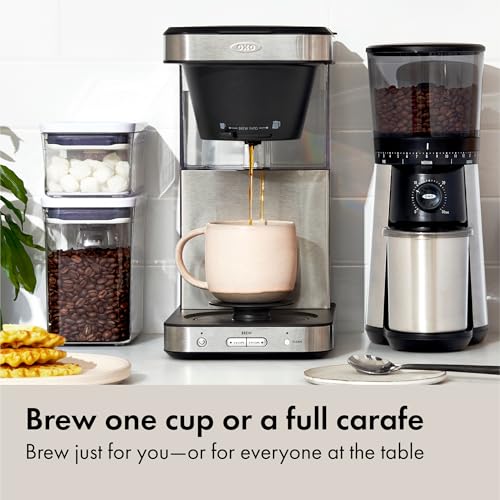 OXO Brew 8-Cup Coffee Maker - Single-Serve & Carafe, Thermal Stainless Steel, SCA Certified - My Kitchen Products