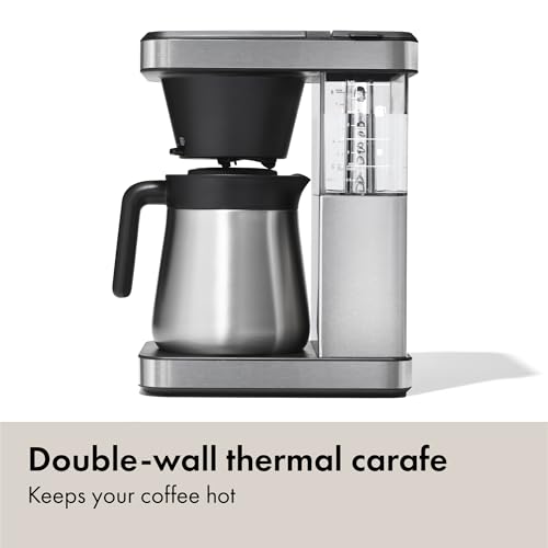 OXO Brew 8-Cup Coffee Maker - Single-Serve & Carafe, Thermal Stainless Steel, SCA Certified - My Kitchen Products