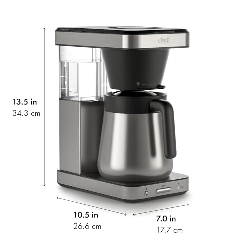 OXO Brew 8-Cup Coffee Maker - Single-Serve & Carafe, Thermal Stainless Steel, SCA Certified - My Kitchen Products