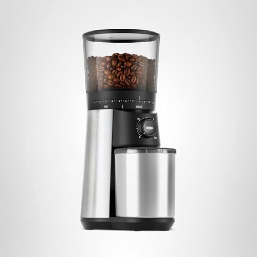 OXO Brew Conical Burr Coffee Grinder - Silver, Stainless Steel Burrs, One-Touch Automatic Smart Grind - My Kitchen Products