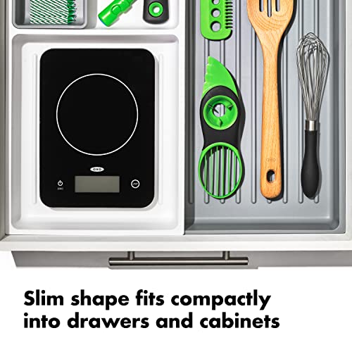 OXO Good Grips 11lb/5kg Everyday Glass Food Scale, Gram Scale for Meal Prep - My Kitchen Products