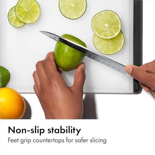 OXO Good Grips 2-Piece Cutting Board Set, Cutting Boards for Kitchen Prep, Non-Porous Double-Sided Design, Dishwasher-Safe, Durable Kitchen Essentials - My Kitchen Products