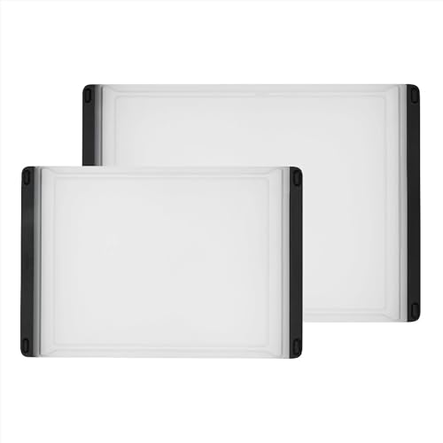 OXO Good Grips 2-Piece Cutting Board Set, Cutting Boards for Kitchen Prep, Non-Porous Double-Sided Design, Dishwasher-Safe, Durable Kitchen Essentials - My Kitchen Products