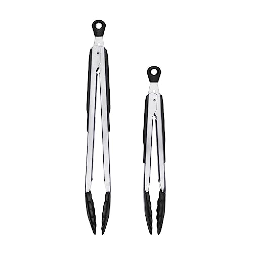OXO Good Grips 2-Piece Tongs with Nylon Heads Set - My Kitchen Products