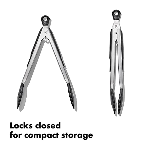 OXO Good Grips 2-Piece Tongs with Nylon Heads Set - My Kitchen Products