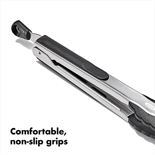 OXO Good Grips 2-Piece Tongs with Nylon Heads Set - My Kitchen Products
