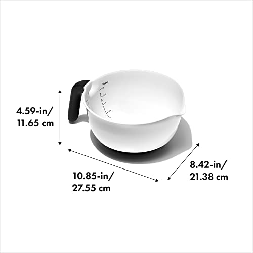 OXO Good Grips 2QT Batter Mixing Bowl, White - My Kitchen Products