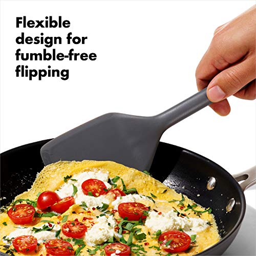 OXO Good Grips 3-Piece Silicone Utensil Set, Gray, One size - My Kitchen Products