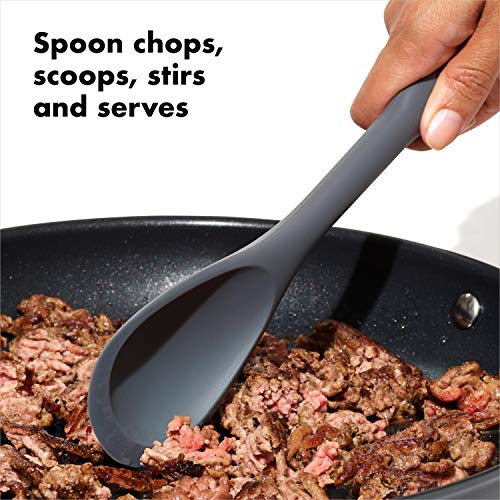 OXO Good Grips 3-Piece Silicone Utensil Set, Gray, One size - My Kitchen Products
