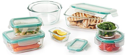 OXO Good Grips 3.5 Cup Smart Seal Airtight Glass Rectangle Food Storage Container - My Kitchen Products