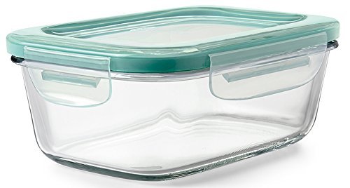 OXO Good Grips 3.5 Cup Smart Seal Airtight Glass Rectangle Food Storage Container - My Kitchen Products