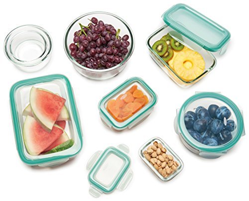 OXO Good Grips 3.5 Cup Smart Seal Airtight Glass Rectangle Food Storage Container - My Kitchen Products