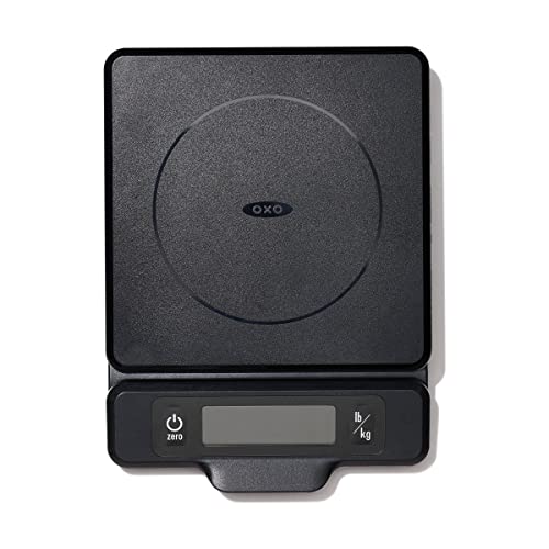 OXO Good Grips 5-lb Kitchen Scale with Pull-Out Display, Black - My Kitchen Products
