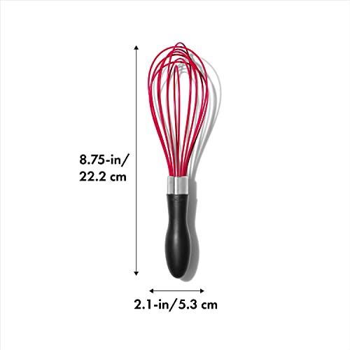 OXO Good Grips 9-Inch Silicone Whisk - Red - My Kitchen Products