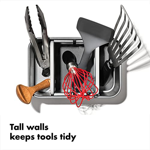 OXO Good Grips Adjustable Stainless Steel Organizer, Large Utensil Holder - My Kitchen Products