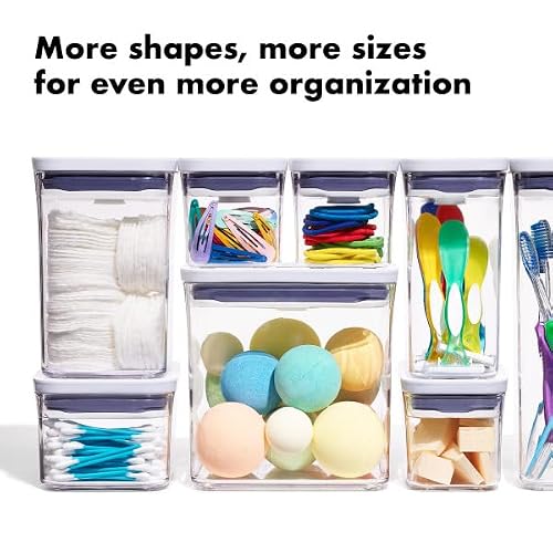 OXO Good Grips POP Container – Airtight 1.7 Qt for Coffee and More Food Storage, Rectangle, Clear - My Kitchen Products