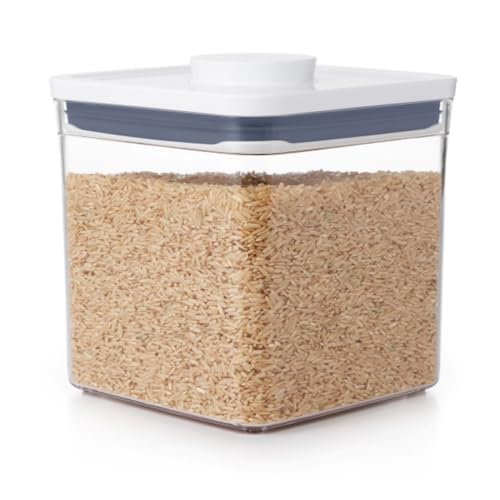 OXO Good Grips POP Container - Airtight Food Storage - Big Square Short 2.8 Qt Ideal for 5 lbs of sugar, cookies or crackers - My Kitchen Products