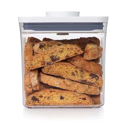 OXO Good Grips POP Container - Airtight Food Storage - Big Square Short 2.8 Qt Ideal for 5 lbs of sugar, cookies or crackers - My Kitchen Products