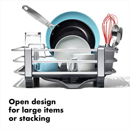 OXO Good Grips Rustproof Aluminum Dish Rack - My Kitchen Products