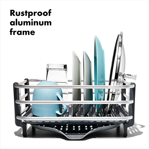 OXO Good Grips Rustproof Aluminum Dish Rack - My Kitchen Products