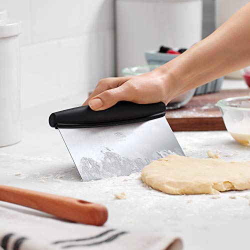 OXO Good Grips Stainless Steel Multi-Purpose Scraper & Chopper, Dough Cutter for Pizza, Bread and Cookie Dough, Multi-Purpose Vegetable Chopper, Dishwasher-Safe Kitchen Essential - My Kitchen Products