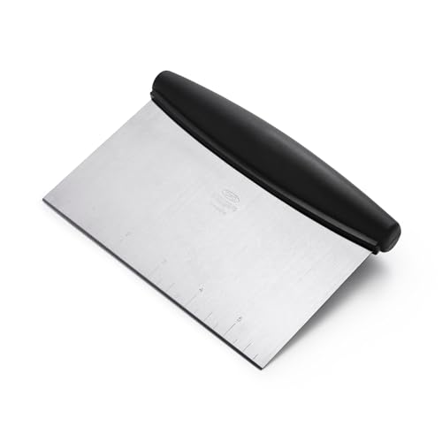 OXO Good Grips Stainless Steel Multi-Purpose Scraper & Chopper, Dough Cutter for Pizza, Bread and Cookie Dough, Multi-Purpose Vegetable Chopper, Dishwasher-Safe Kitchen Essential - My Kitchen Products